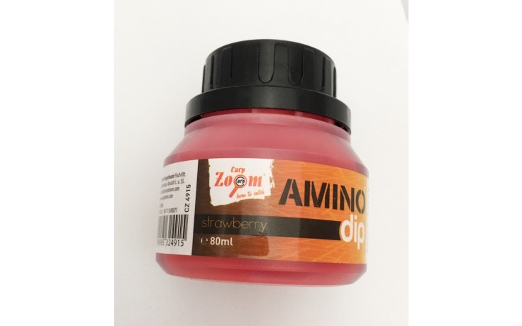 Amino Dip Carp Zoom Erdbeer 80 ml Dip für Boilies und Angelköder