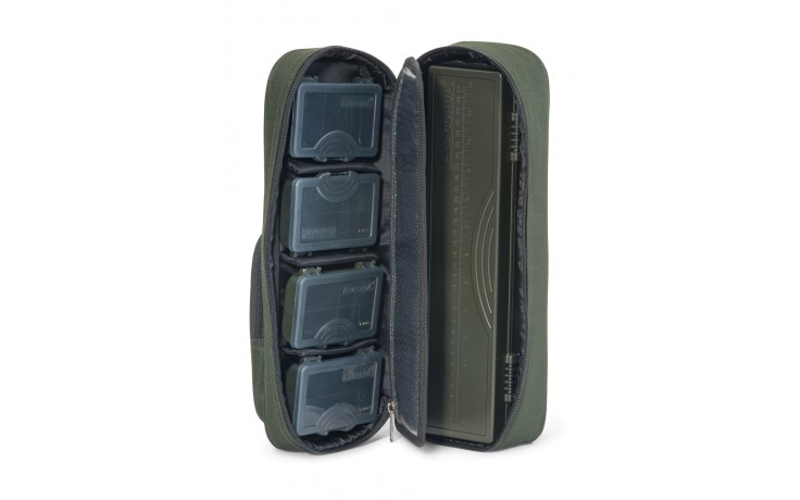 Anaconda Freelancer Work Pouch 1 mit 4 Tackle Boxen und einem Rig Carrier Außentasche: 20 x 10 x 2 cm