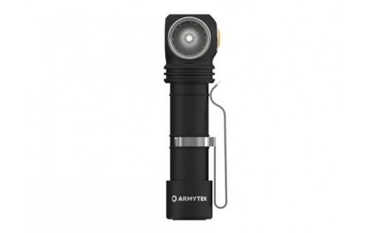 Armytek Wizard C2 WR Kopflampe Angellampe Taschenlampe in einem mit 1100 Lumen und USB Ladekabel und Akku