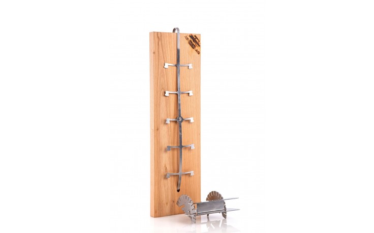 Flammlachsbrett Premium Kirsche 50 * 15 cm 2,5 cm Dick XXL aus aromatischem Kirschholz handmade