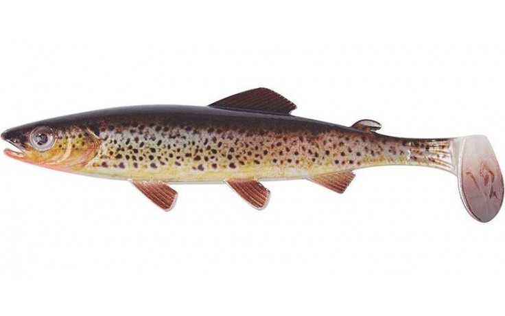 Clone Shad Bachforelle 9cm Angelköder Gummifisch zum Angeln auf Raubfische