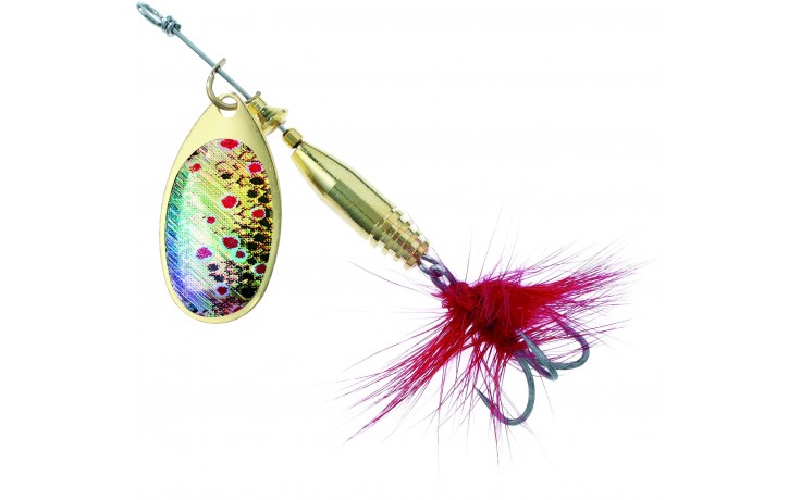 Balzer Colonel Classic Bachforelle Größe 4 10 Gramm Forellenspinner Barschspinner Angelköder mit Französischem Spinnerblatt