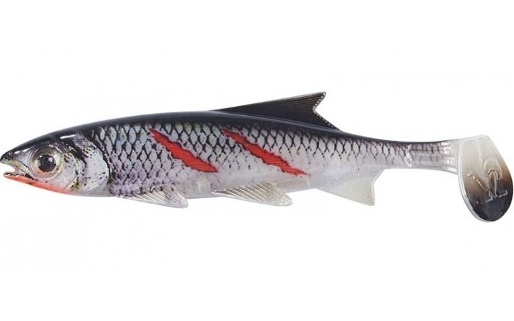 Clone Shad Bloody Minnow 12cm Angelköder Gummifisch zum Angeln auf Raubfische