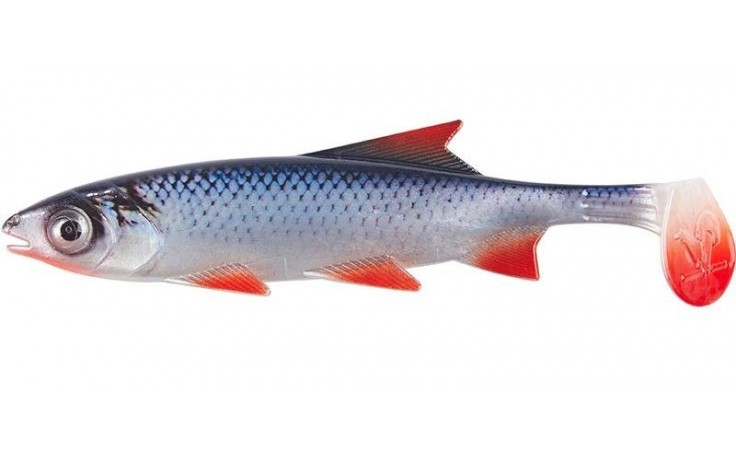 Clone Shad Rotauge 9cm Angelköder Gummifisch zum Angeln auf Raubfische