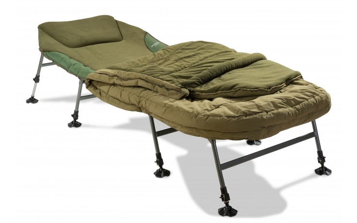 Anaconda 4-Season Bed Chair Angelliege mit Schlafsack