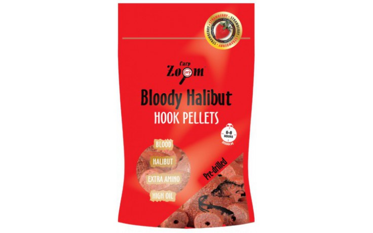 Carp Zoom Halibut Hook Pellets Erdbeere mit Loch 150 Gramm Karpfenköder Friedfischköder 