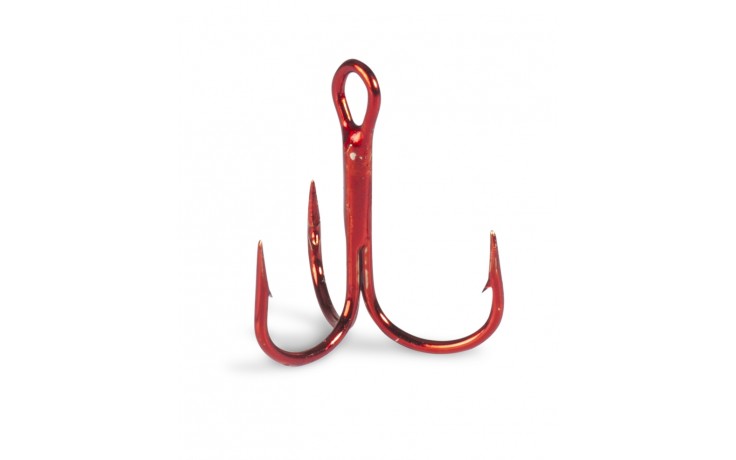 Drilling rot Größe 2 Raubfischhaken