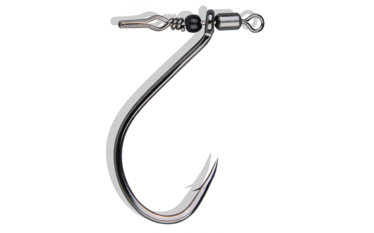 Gamakatsu Swivel Shot Drop Shot Haken Gr. 1 mit Wirbel 3 Stück Inhalt