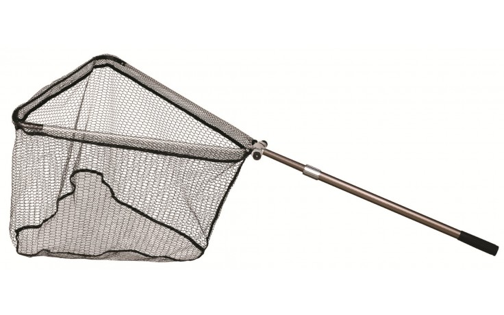 Unterfangkescher 2,25 Meter 65 * 65 * 60 cm mit gummiertem Keschernetz 