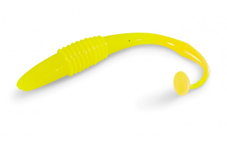 Iron Claw Eazy-Add Shad 12cm Chartreuse Lemo Gummiköder Angelködern UV