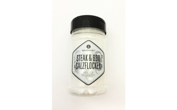 Salzflocken für Steak und BBQ  Ankerkraut Salz ideal zum Grillen 190 Gramm