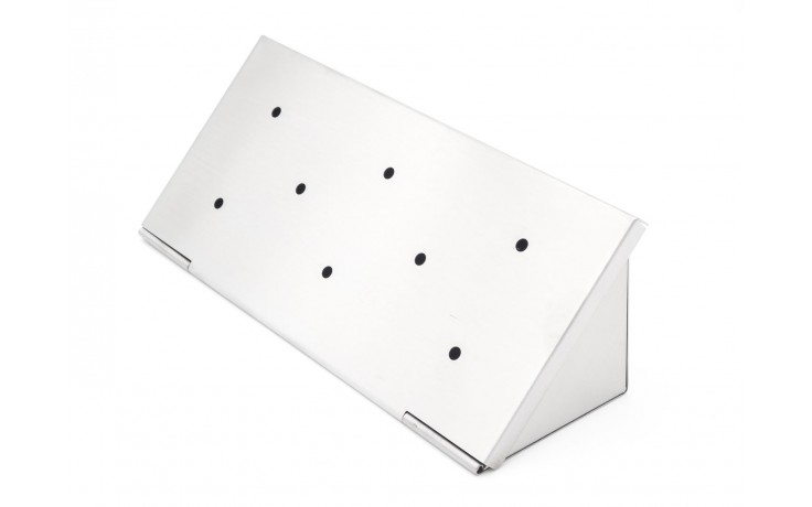 Räucherbox für Wood Chips aus Edelstahl 22 * 7,5 * 7,5 cm für alle Grillarten