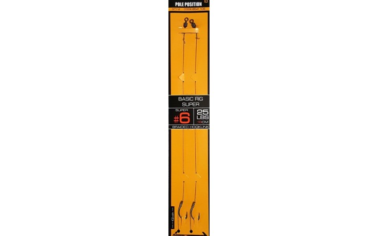 Spro Strategy Basic Rig Super 18 cm Hakengröße 6 2 Stück Karpfenvorfach