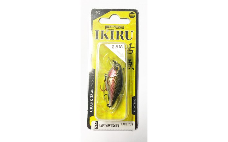 Spro Ikiru Naturals Crank 3,8 cm Forelle Tauchtiefe 0,5 Meter