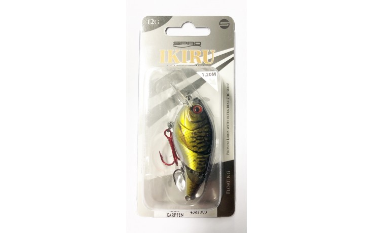 Spro Ikiru Naturals Tri Crank 6,5 cm Carp Tauchtiefe 1,2 m