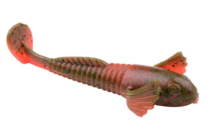Spro Shy Goby 10 cm Angelköder red green Crab Gummifisch für Raubfische Hechtköder