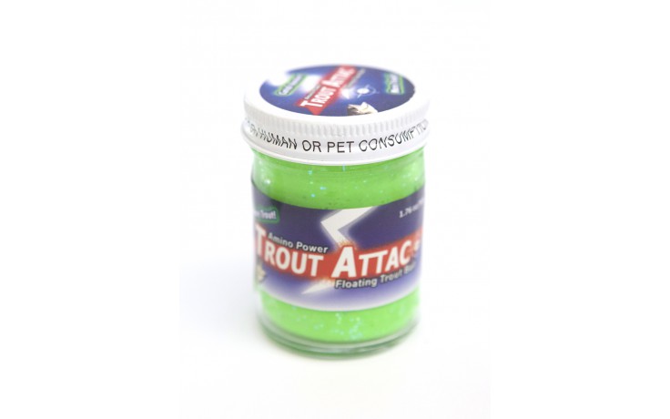 Trout Attack Troutbait Green Flash Glitter