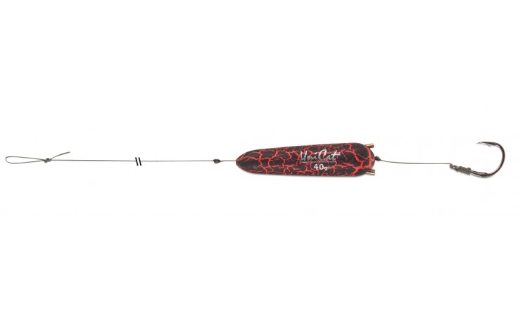Uni Cat U-Pose m. Rassel & S-Hook Rig 4/0 67kg