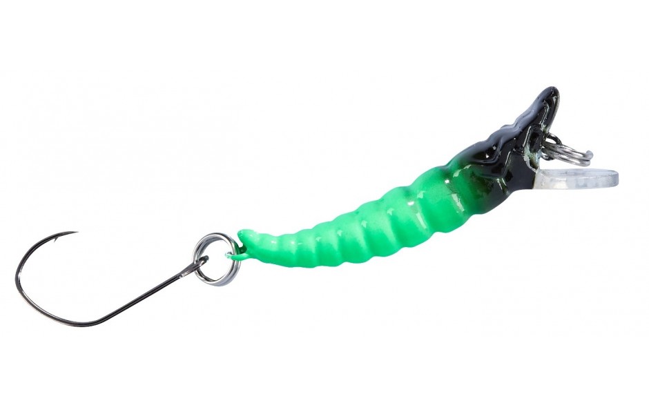 Balzer Bienenmaden Wobbler leuchtgrün 3,5 cm 3 Gramm 