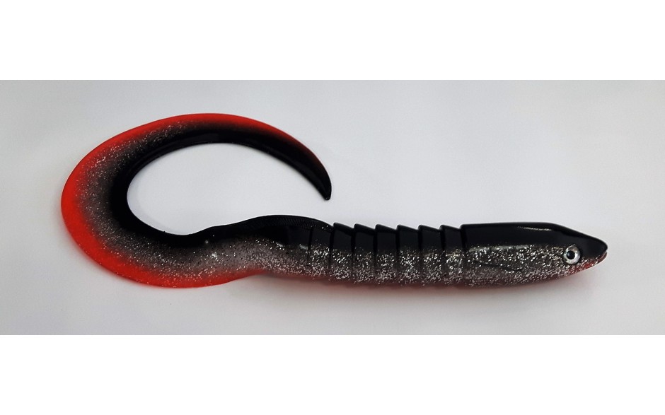 Uni Cat Aal Big Daddy 28 cm Kunstköder Aal für Waller und Hechtfischerei Gummifisch Gummiköder 