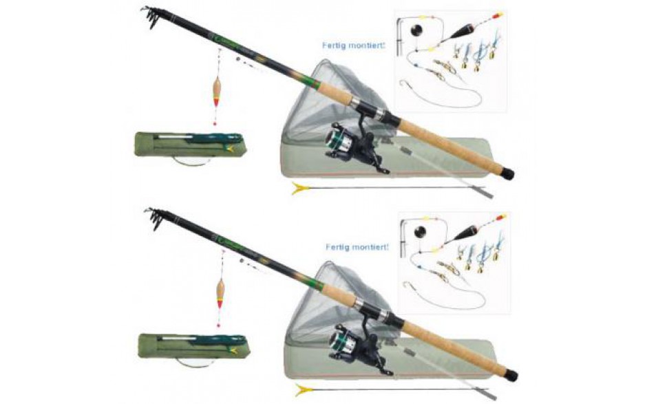 Komplett Set "Spinn" für Forelle & Barsch (2x)