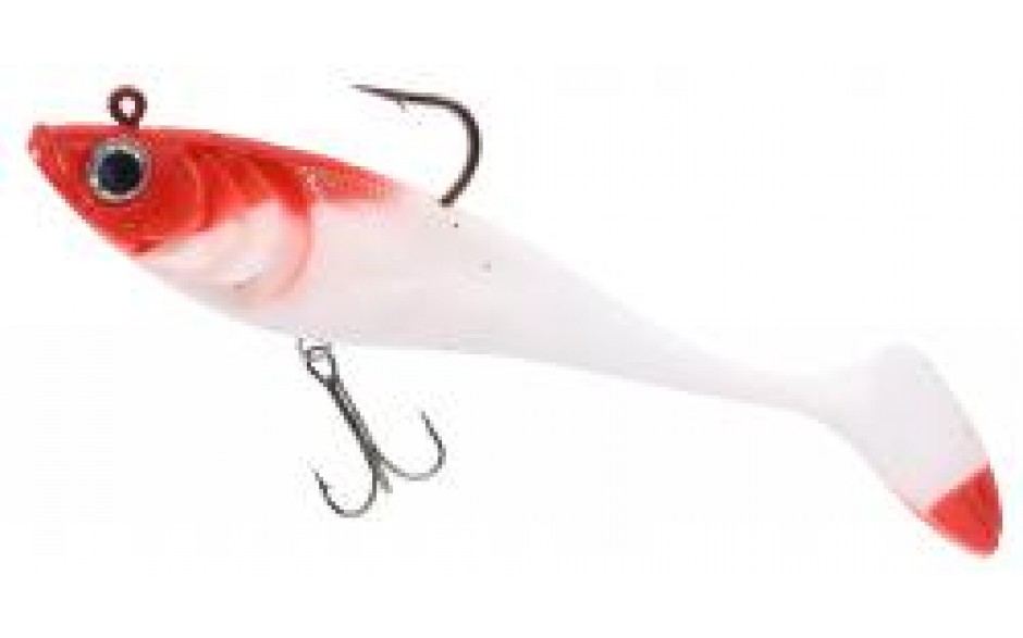 Balzer Colonel Bonito Original Gummishad montiert Red Head - 14 cm - 40 Gramm