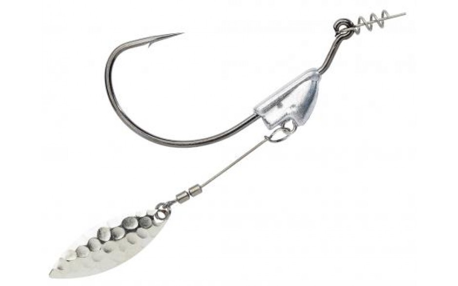Balzer Owner Flashy Swimmer Jigkopf mit Spinnerblatt Gr. 3/0 - 5.3 Gramm - 2 Stück