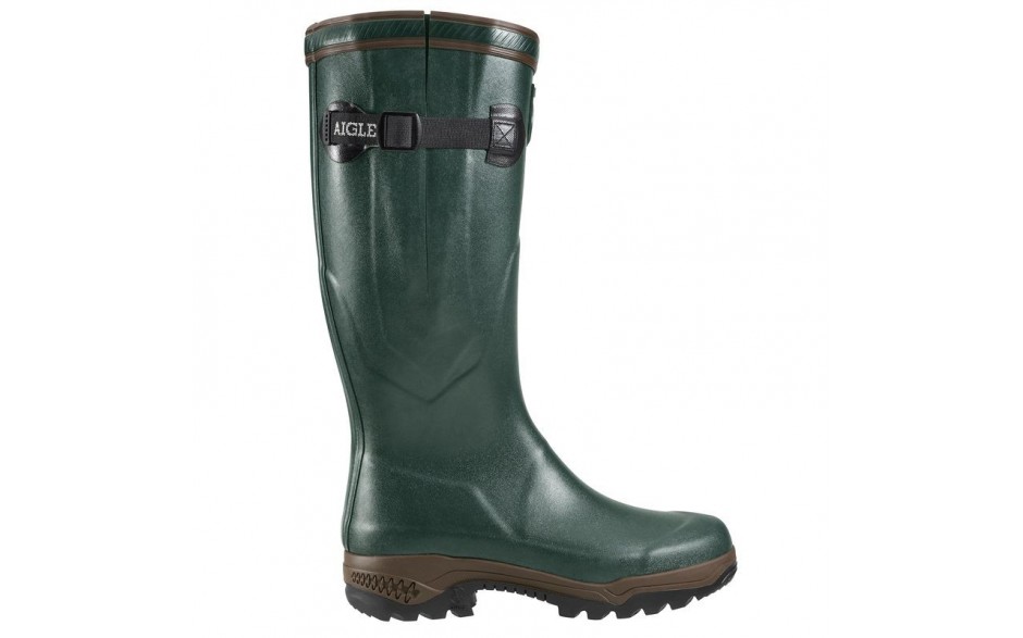 Aigle Parcours 2 ISO Gummistiefel grün Größe 44 - Angelstiefel