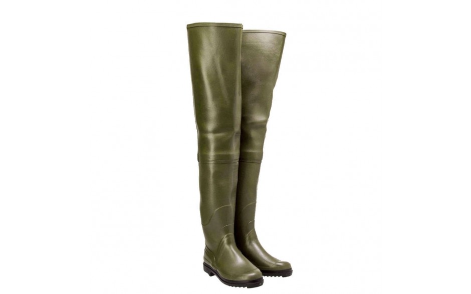Aigle Truite Watstiefel Größe 43 mit Gummiband und Profilsohle