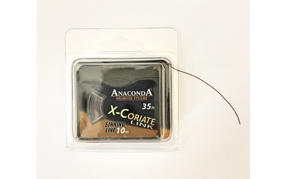 Anaconda X - Coriate Link Vorfachschnur sinkend 35 lb 15,87 kg 