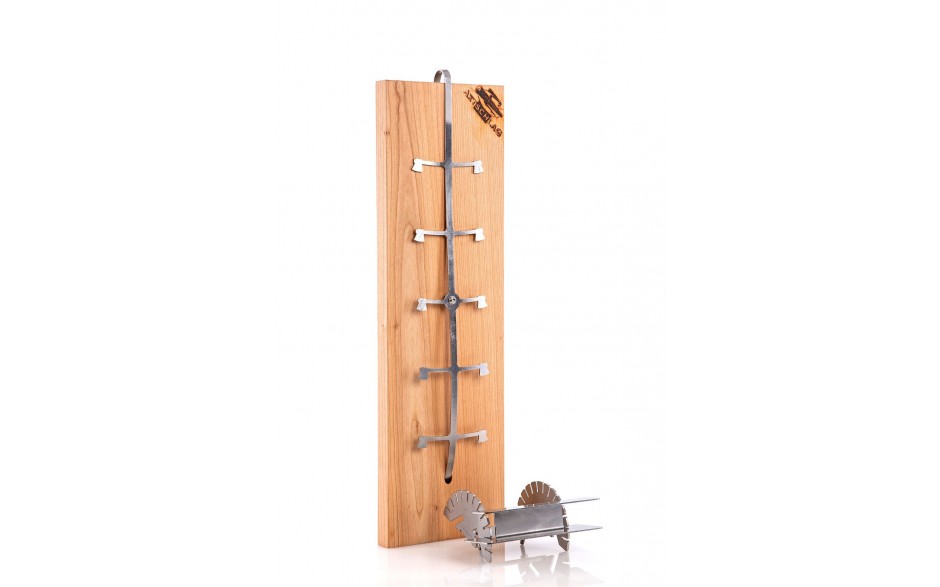 Flammlachsbrett Premium Kirsche 50 * 15 cm 2,5 cm Dick XXL aus aromatischem Kirschholz handmade