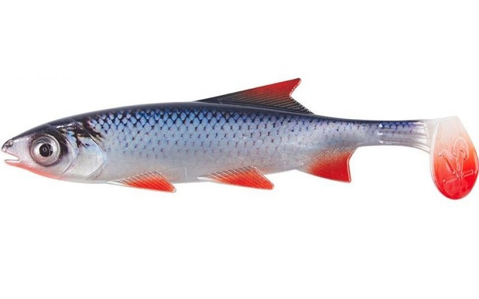 Clone Shad Rotauge 9cm Angelköder Gummifisch zum Angeln auf Raubfische