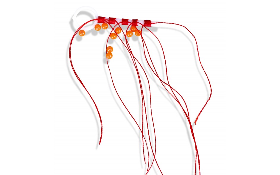 Fadenstopper mit Perle Gr. XXL Posenstopper Fadenschnurstopper Angelschnurstopper 5 Stück