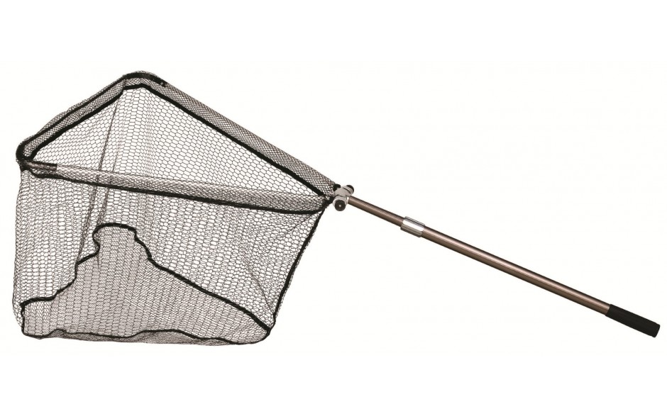 Unterfangkescher 2,25 Meter 65 * 65 * 60 cm mit gummiertem Keschernetz 