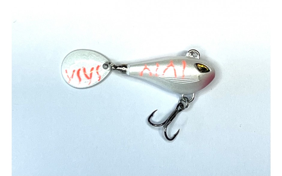 Shirasu Spin Buddy Evil Eye Albino UV 3,5 cm 6 Gramm