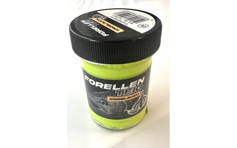 forellenteig-angelteig-fuer-forelle-troutbait-gruen-knoblauch-mit-glitter-schwimmend