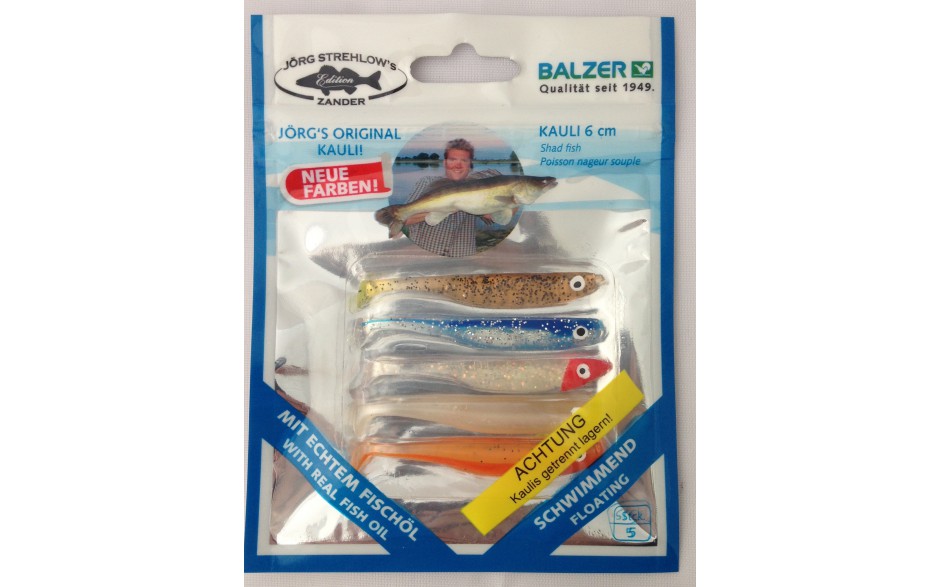 Balzer Angelköderset Jörgs Original Kauli Angelköder 6 cm Farbmix