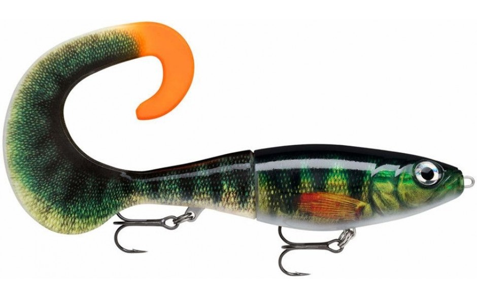 Rapala X-Rap Otus 17 cm 40 Gramm Slow Sinking Soft Tail Live Perch 0,5 bis 1 Meter Tauchtiefe 