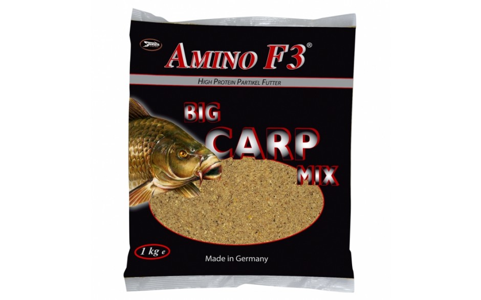 Big Carp Mix Feeder 1 kg Angelfutter für s Feederfischen mit Futterkorb ideal für Karpfen und Weißfische