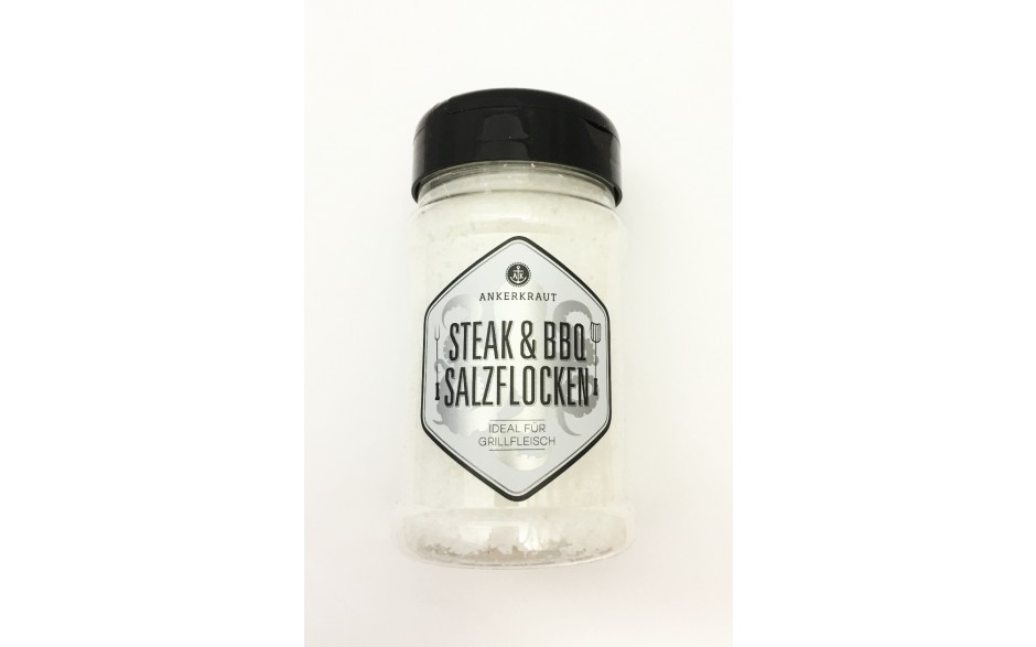 Salzflocken für Steak und BBQ  Ankerkraut Salz ideal zum Grillen 190 Gramm