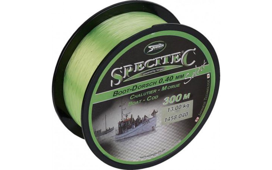 Specitec Zielfisch Schnur Boot / Dorsch Farbe gelb