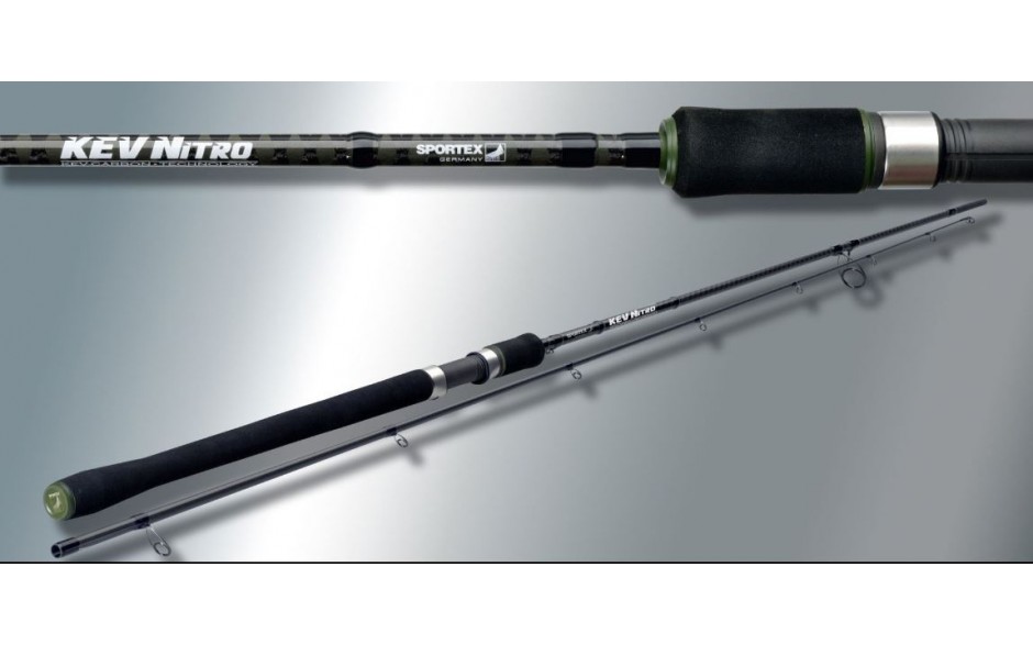 Sportex KEV NITRO Raubfischrute SP2403 2,4 m 60 Gramm Wurfgew. Spinnrute Sportex Aramidfaser