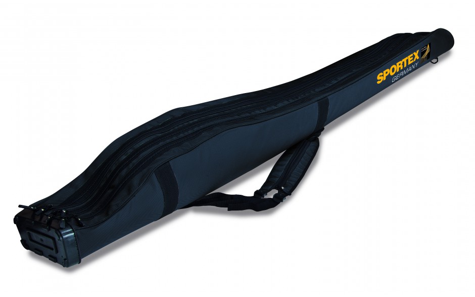 Rutenfutteral Super Safe Sportex für 3 montierte Angelruten 1,25 Meter 3 Fächer