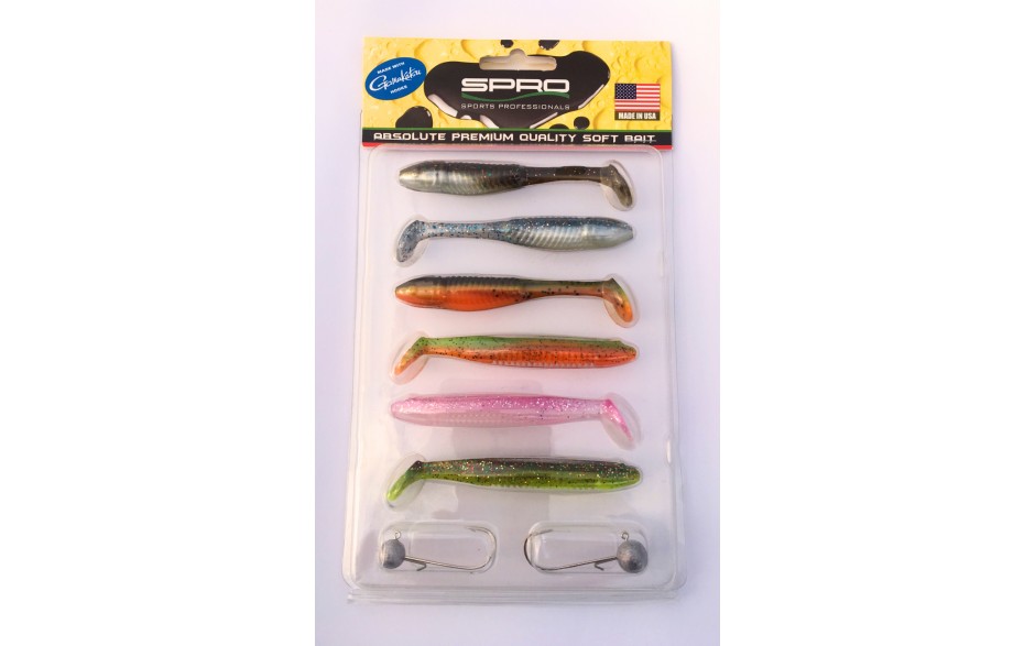 Spro Ready for Fish Angelköder Set 6 Angelköder für Forelle, Barsch, Zander, Hecht