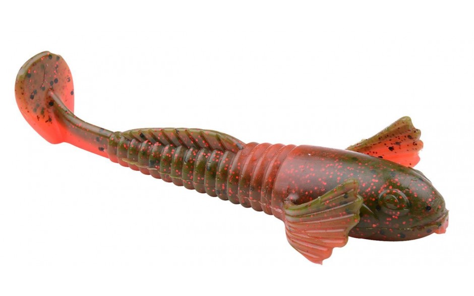 Spro Shy Goby 10 cm Angelköder red green Crab Gummifisch für Raubfische Hechtköder
