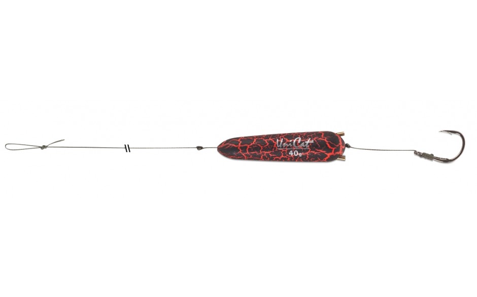 Uni Cat U-Pose m. Rassel & S-Hook Rig 4/0 67kg