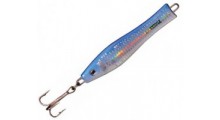 Aquantic 3 D Holo Pilker 125 Gramm blau silber Pilker für Dorsch, Köhler, Seelachs und andere Räuber