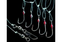 Naturköder Vorfach bzw. Meeresystem montiert