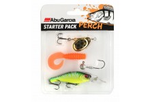 Abu Garcia Starter Pack Perch Barsch Angelköder Set 4 Angelköder für Barsch und Forelle