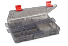 Angelzubehör Box 27 * 18 cm 5 Abteilungen ausgestattet mit hochwertigen Verschlüssen Kunstköderfest 